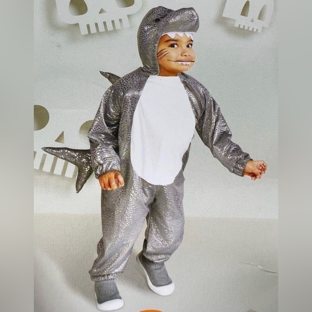 Hyde & Eek Toddler Shark Halloween Costume 18-24 Months Jumpsuit
